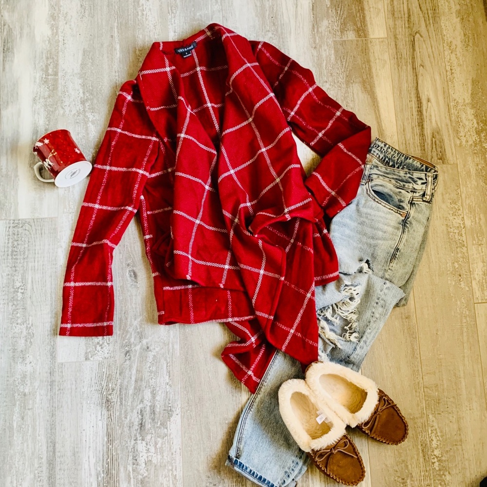 Cozy blanket cardigan/jacket/sweater
